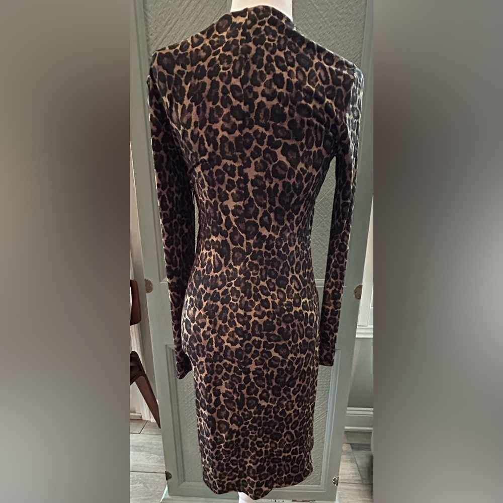 Michael Kors animal print dress with side zipper - Picture 2 of 5
